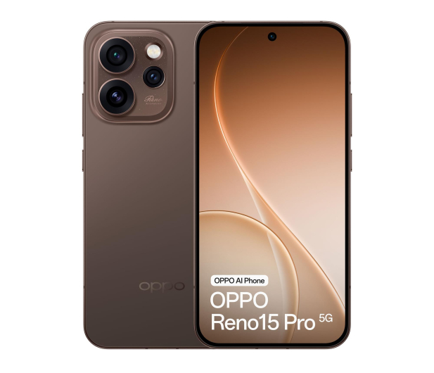 OPPO Reno15 Pro 5G 12/ 512GB Brązowy - 1480002 - zdjęcie